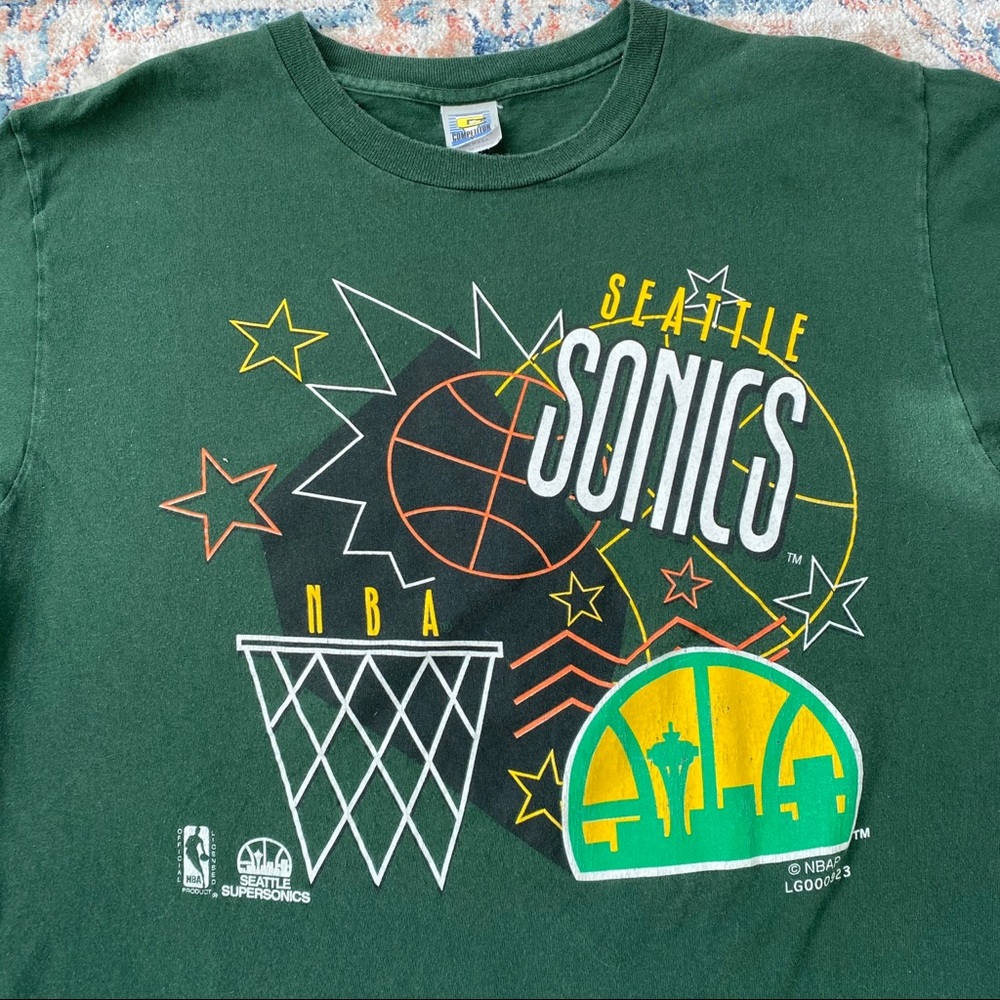 Vintage Seattle Sonics T - Picture 2 of 5